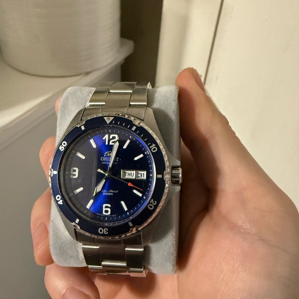 Orient Mako 2 Blue Dial Stainless Automatic Steel Watch